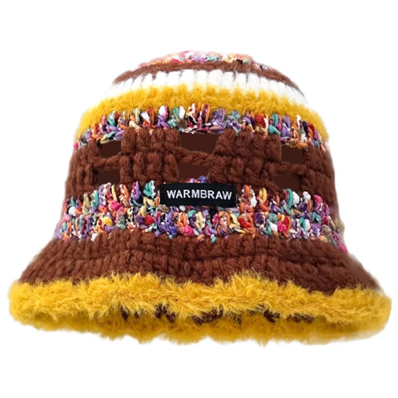 Ретро вязаная панама