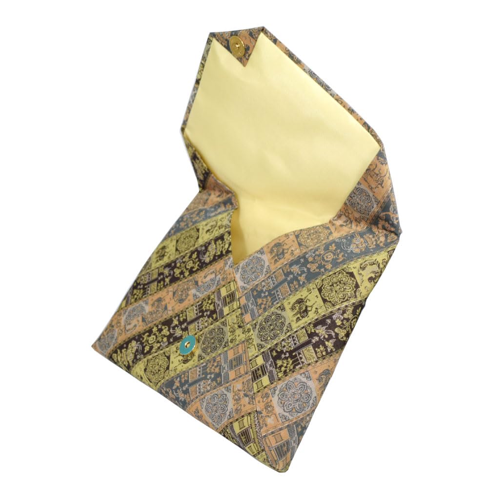 Sukiya-style bag, Kougazui Nishiki, Tatsumura textiles, Tatsumura Art Textiles, Tea ceremony utensils