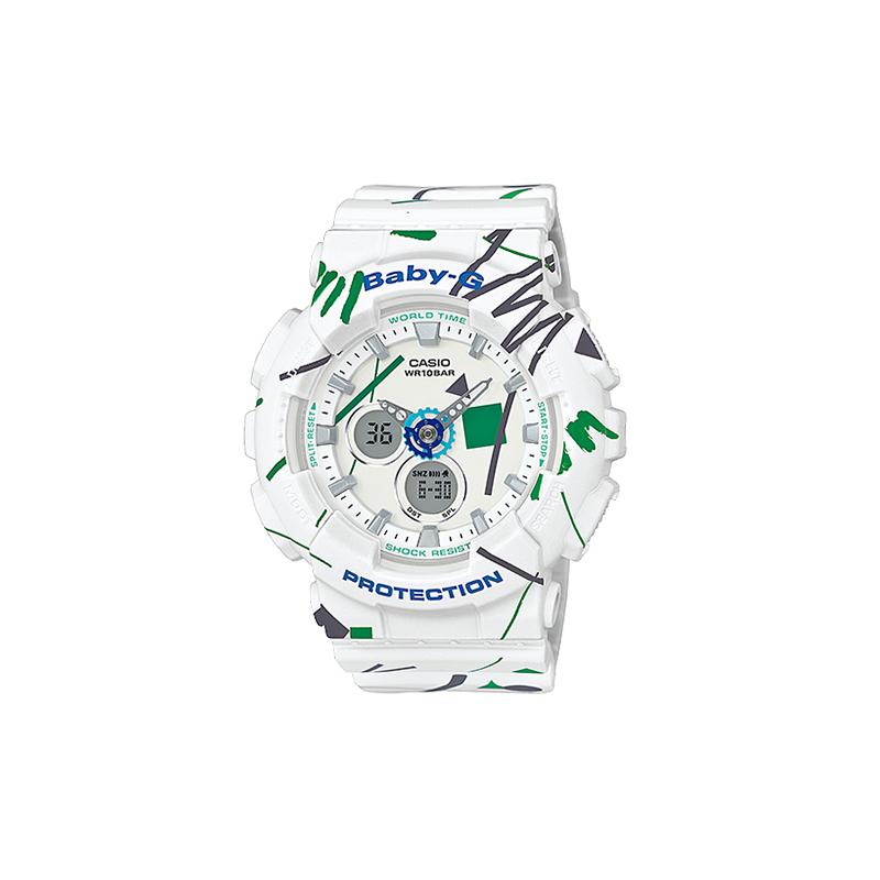 Casio CASIOBABY-G Theme Series Art Sports Versatile Vibrant Classic Pointer Large Dial Dual Display Multi-Function Waterproof Quartz BA-120SC-7A чёрный
