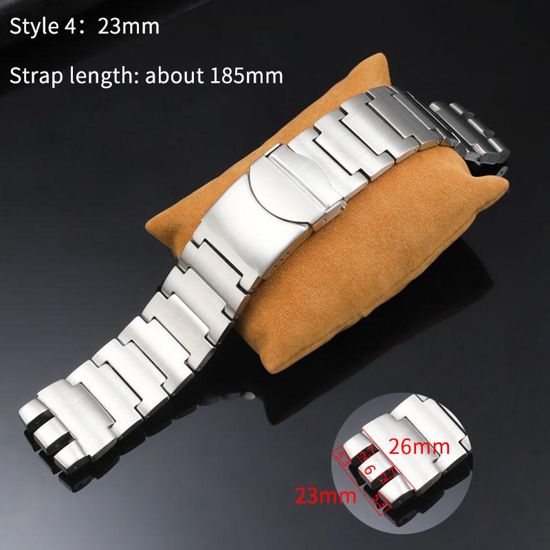 17 19 20 21 23mm cinturino solido in acciaio inossidabile per orologi Swatch YCS YAS YGS IRONY YGS749 Braccialetto da polso di ricambio da uomo