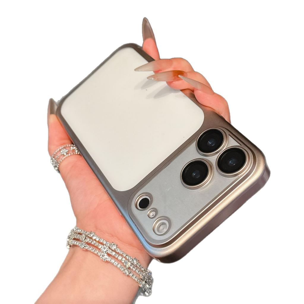 Matte matte electroplated mobile phone case is suitable for Apple 17PROMAX anti-drop all-inclusive 16/15 hard case 11 lens film