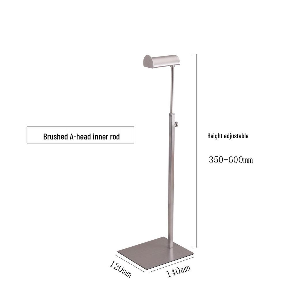 Adjustable Stainless Steel Handbag Display Stand with Gas Spring
