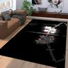 Samurai Spirits Large Carpet for Living Room Creative Retro Oriental Doormat Carpet  Bedroom Home Decor Non-slip Floor Play Mat