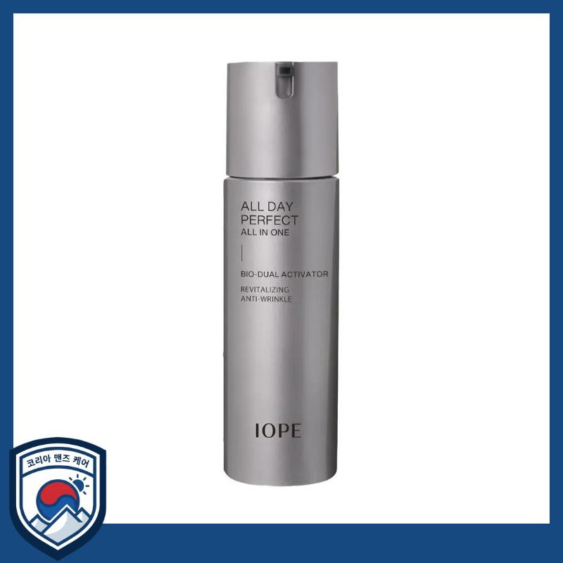 [IOPE] Men All Day Perfect All-In-One 120ml Professional Facial Treatment for Brightening & Firming