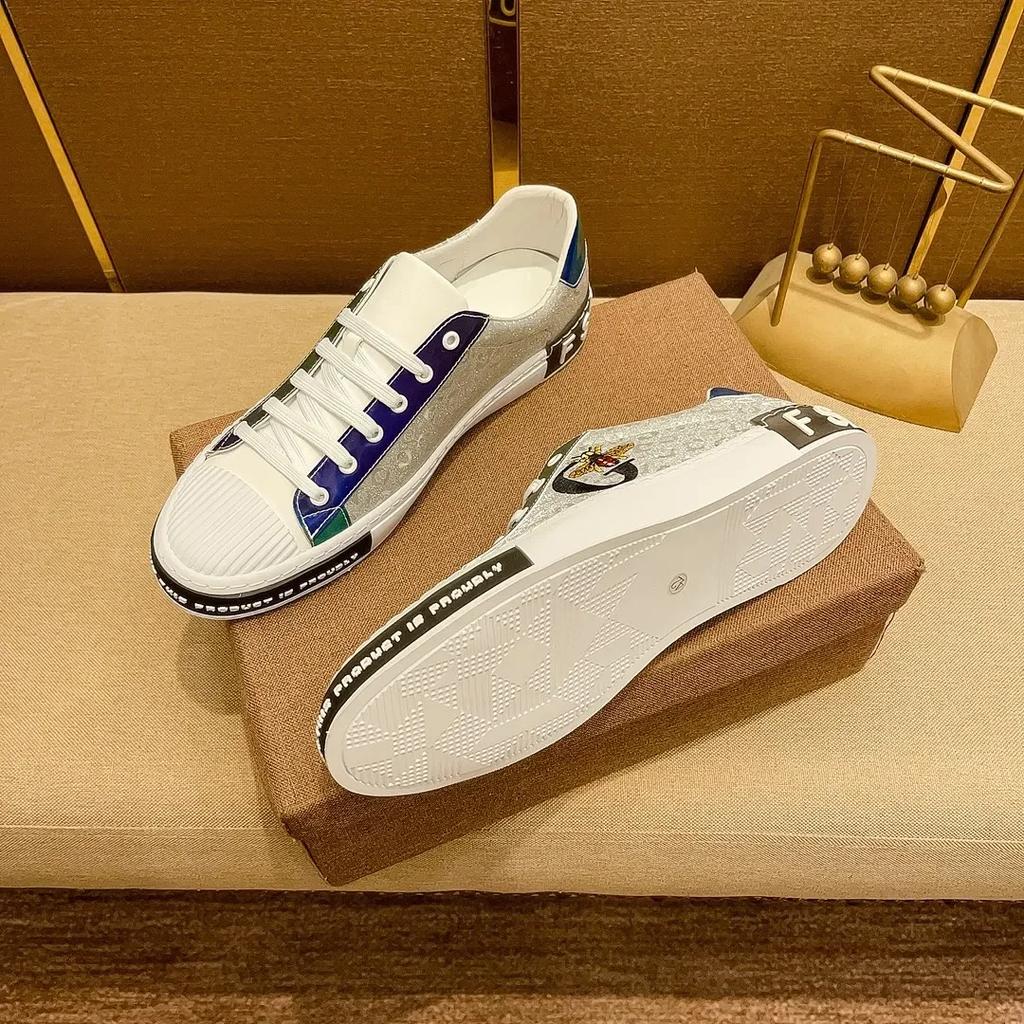 Italia Designer Scarpe Casual da Uomo Moda di Lusso Vera Pelle Lavoro Pelle Ape Scarpe Uomo Uomo Sport Sneakers Classiche