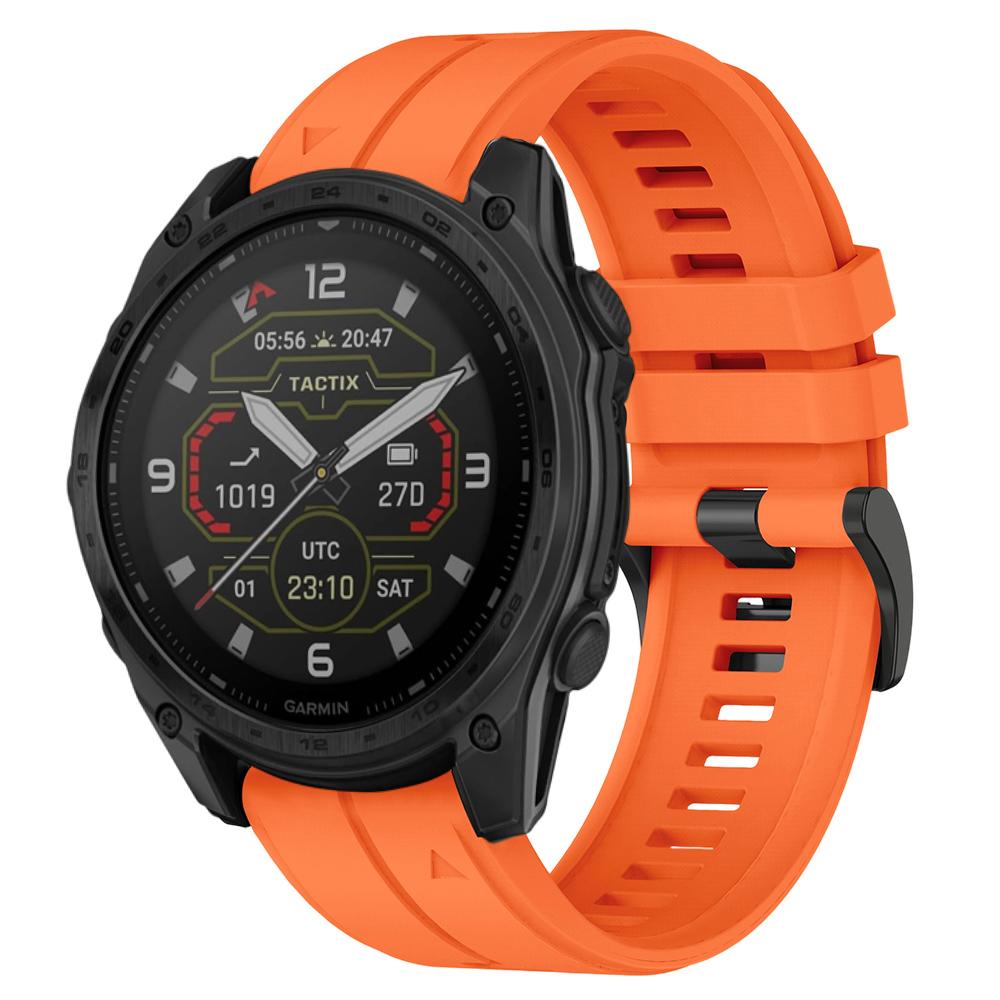 Silicone Outdoor Watch Strap for Garmin Tactix8 47/51MM/fenix8 43MM Waterproof/sweatproof Watch Strap for 20/22/26mm Quick Fit