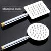 Universal Stainless Steel Handheld Large Bath Shower Head Handset Rain Shower System  Bathroom Faucet Shower