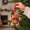 Handcrafted Holiday Display Items DIY Patchwork Ornament Kit for Christmas Decoration, Decorative Fabric Traditional Winter Charm Ornaments Craft Set