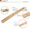 Solid Wood Shoehorn - Convenient 38cm Shoe Lifter for Home, Hotel, Pregnant Women, and Elderly