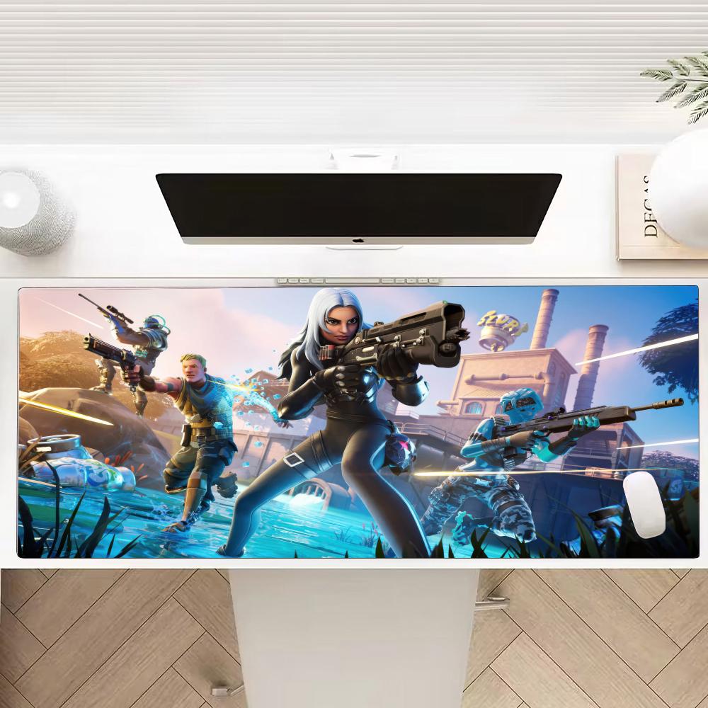 A-fortnite-ES Mouse Pad Multiple Sizes Large Square Computer Office Game Table Mats Rubber Anti-slip Mousepads