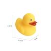 Yellow Duck Baby Bath Toy Squeaky Bathtub Toy For Kids Pvc Material Swim Duck Toy