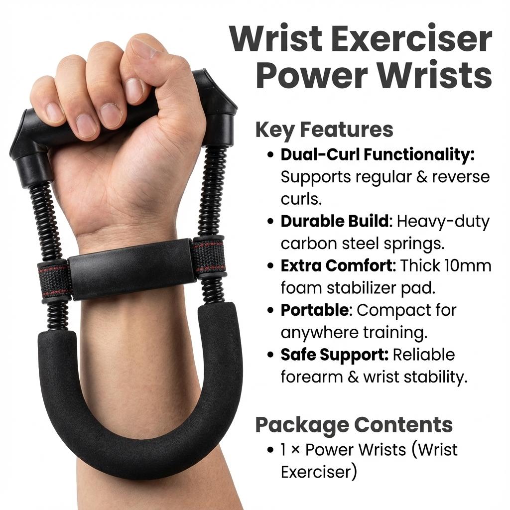 Adjustable Hand Gripper  Portable Forearm  Wrist Strengthener Perfect Strength Training Gear for Home  Gym Workouts