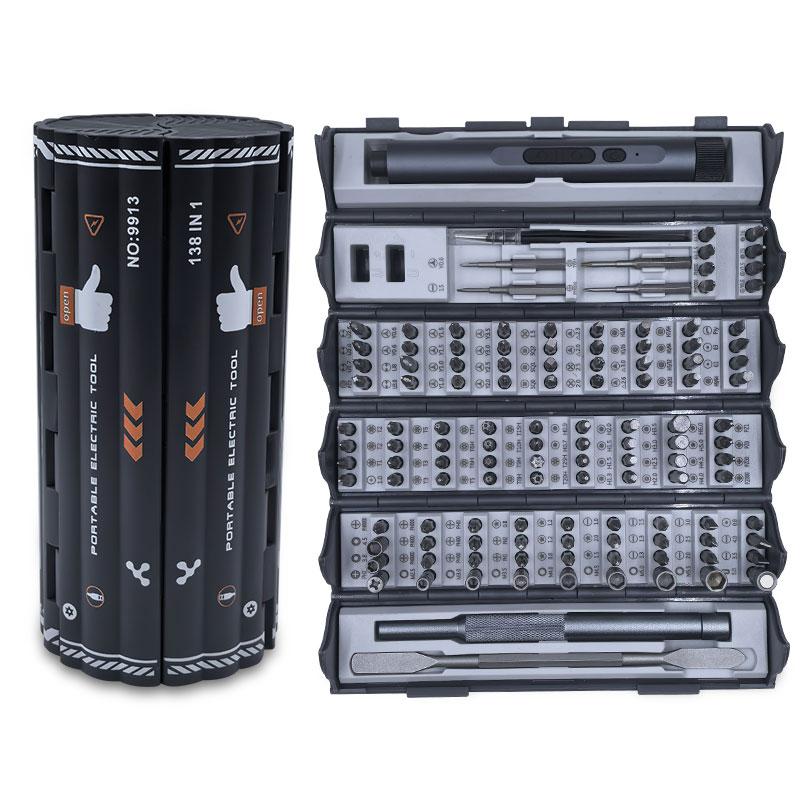 128 In 1 Precision Screwdriver Set Magnetic Phillips Torx Screw Driver Bits Portable Professional Electronic Repair Tool Set