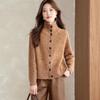 Srcr Women's 100% Wool Thick Knit Cardigan