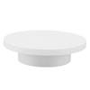 Rotating Display Stand White Plug in Remote Control Load Bearing 3kg Automatic Rotating Stand for