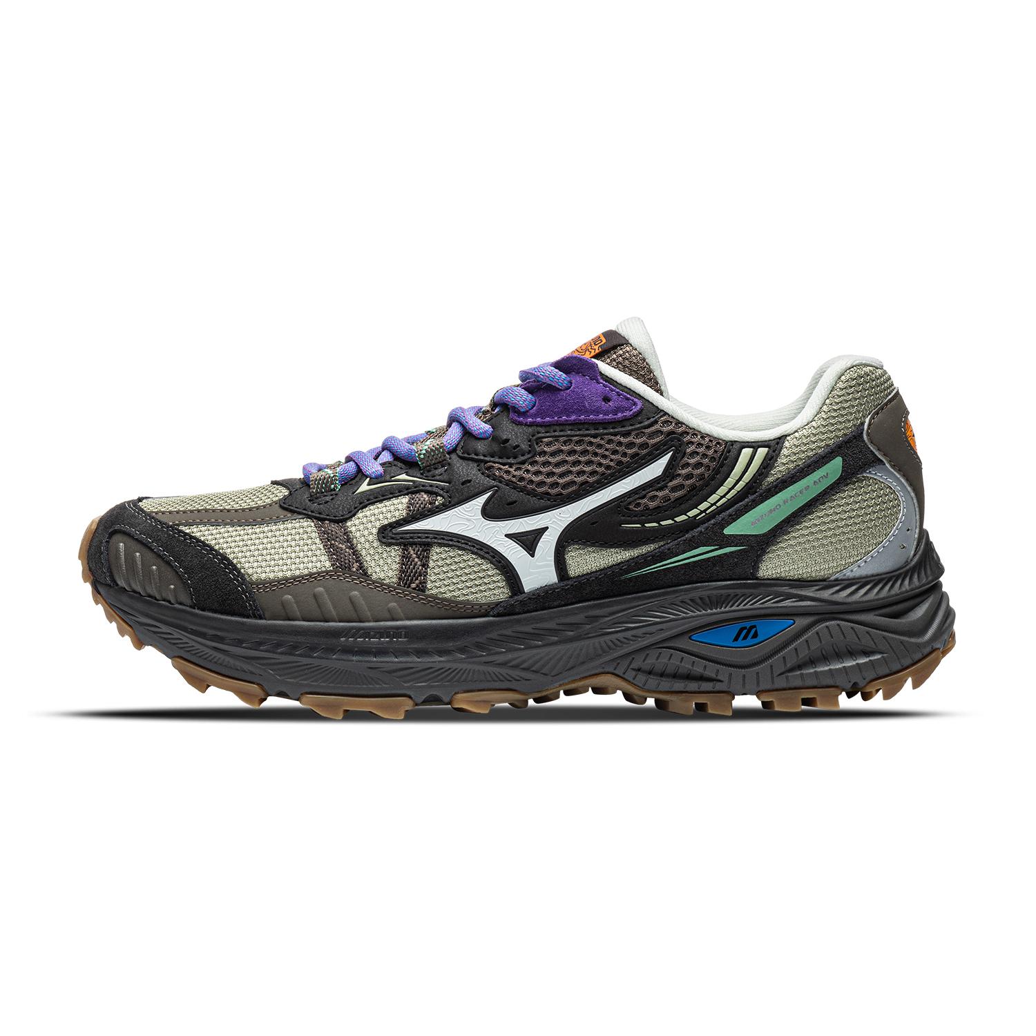 Mizuno Racer Adv Outdoor Trail Running Shoes Unisex sneaker Tree-Yellow D1GH241221 44.5