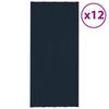 VidaXL Roofing Panels 12 Pcs Galvanized Steel Anthracite 100x45 Cm 317215