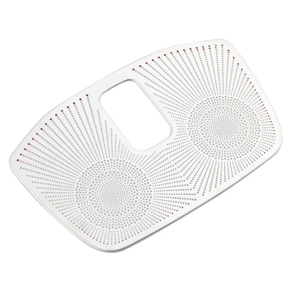 

For Peugeot 2008 2019 - 2025 E2008 2020 - 2025 Accessories Reading Light Cover Roof Lamp Trim Interior Decoration Sticker серебряный