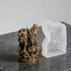 Sturdy Lioness Wing Masked Woman Silicone Candle Mould For Enthusiasts And Craft Lovers