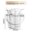 Transparent Thickened Plastic Bucket and Basin Set