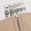 12pcs/set Metal Zipper Head Sliders Retainer Insertion Pin Zipper Top Stopper Ends for Coat Jacket Clothes Repair Kit Bag Decora