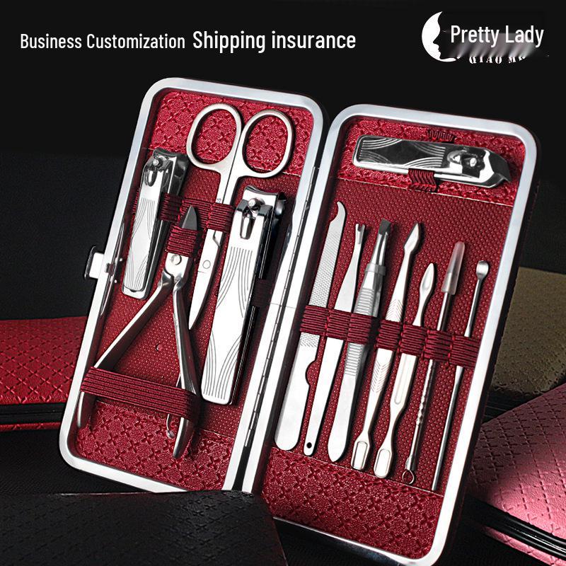 

12-Piece Nail Clipper & Pedicure Tool Set for Manicure & Beauty.