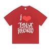 2026 I Love Lola Indigo Tour Printed Tshirt Summer Casual Tshirt Fashion Womens Unisex Short Sleeve Round Neck Tshirt Tops
