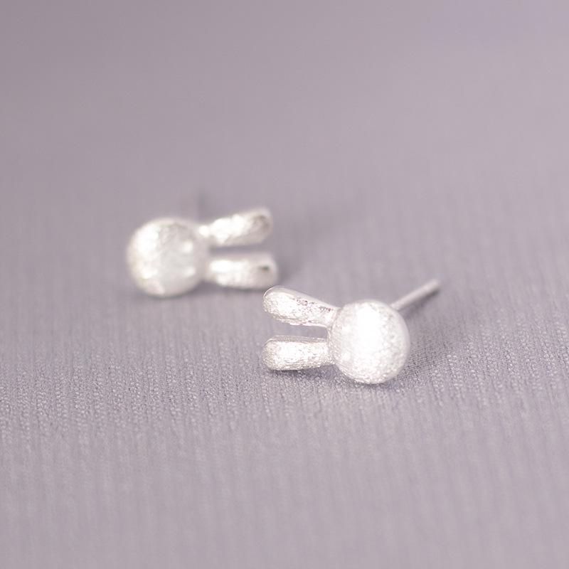Ohrstecker mit s925 Silbernadel im koreanischen Stil für Damen – Minimalistisches & Persönlichkeitsdesign