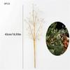 5Pcs Stem Branches for Christmas Tree Embellishment Vase Decorative Sticks Seasonal Wedding Decoration Accessories