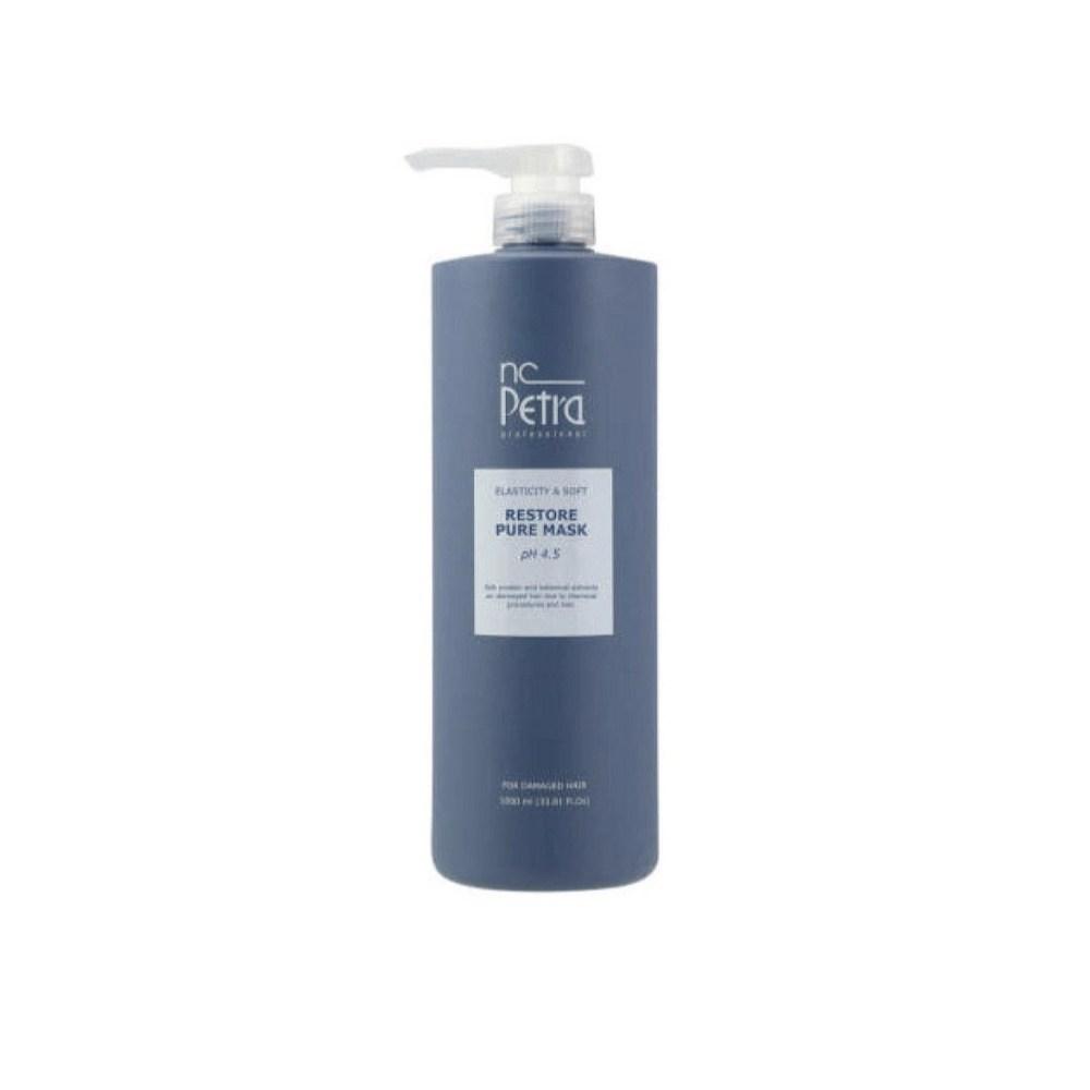 NC Petra Restore Pure Mask (Treatment) 1L Mildly Acidic Silicone-Free Salon Use Scalp Care Pleasant Scent 1 pcs