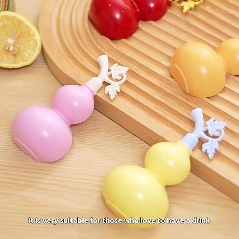 1 Pcs Creative 2 In 1 Gourd Bottle Opener Magnetic Cartoon Water Bottle Opener Rust-Proof Fridge Magnets Bar