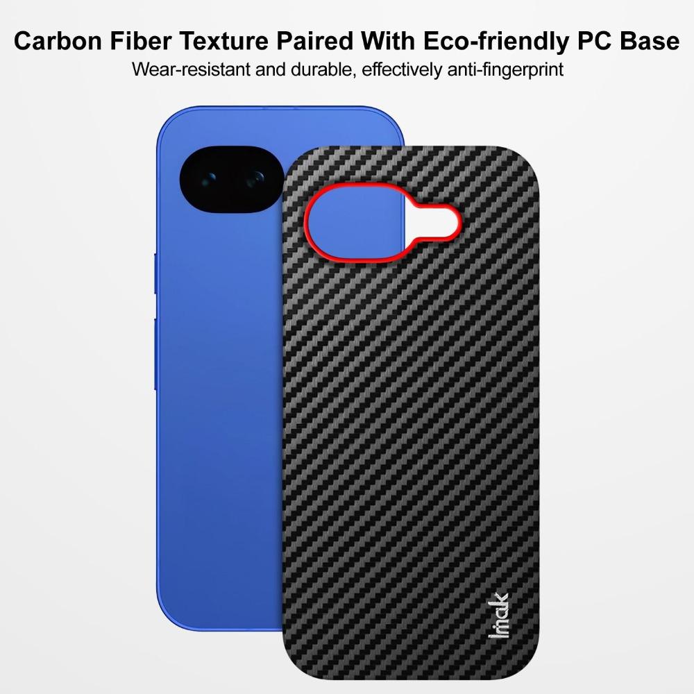Case For Google Pixel 10a PC Hard Back Cover Anti Fingerprint Carbon Fiber CA0025