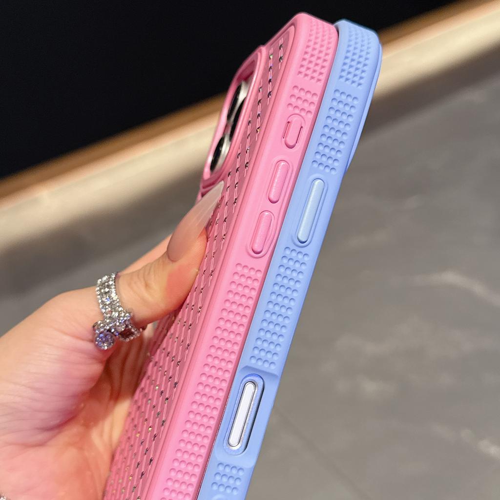 Applicable To IPhone16proMax Star Mobile Case Diamond Rhinestone Apple 15 Light Luxury Anti Fall Protection Case 14