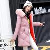 Women Slim Hooded Down Padded Long Winter Warm Parka Outerwear Ladies Zipper Jacket