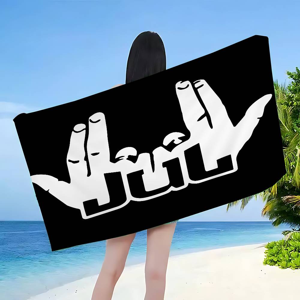 1pc Popular Singer JuL Microfiber Printed Beach Towel Mountain Climbing Yoga Beach Swimming Running Absorbent Soft Towel