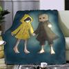 Horror Game Little Nightmares Printed Blanket Picnic Blankets Warm Blanket Soft Comfortable Blanket Home Travel Birthday Gift