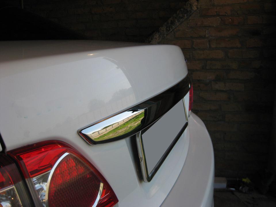 Overlay Over Number 2010-2013 (stainless Steel) for Toyota Corolla