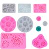 Chou Kai Rose Silicone Mold for DIY Flower Cakes, Fondant, and Chocolate Baking