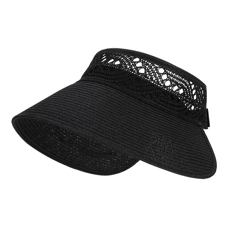 Summer Wide Brim Straw Hat With Sun Protection For Beach Vacation And Relaxation