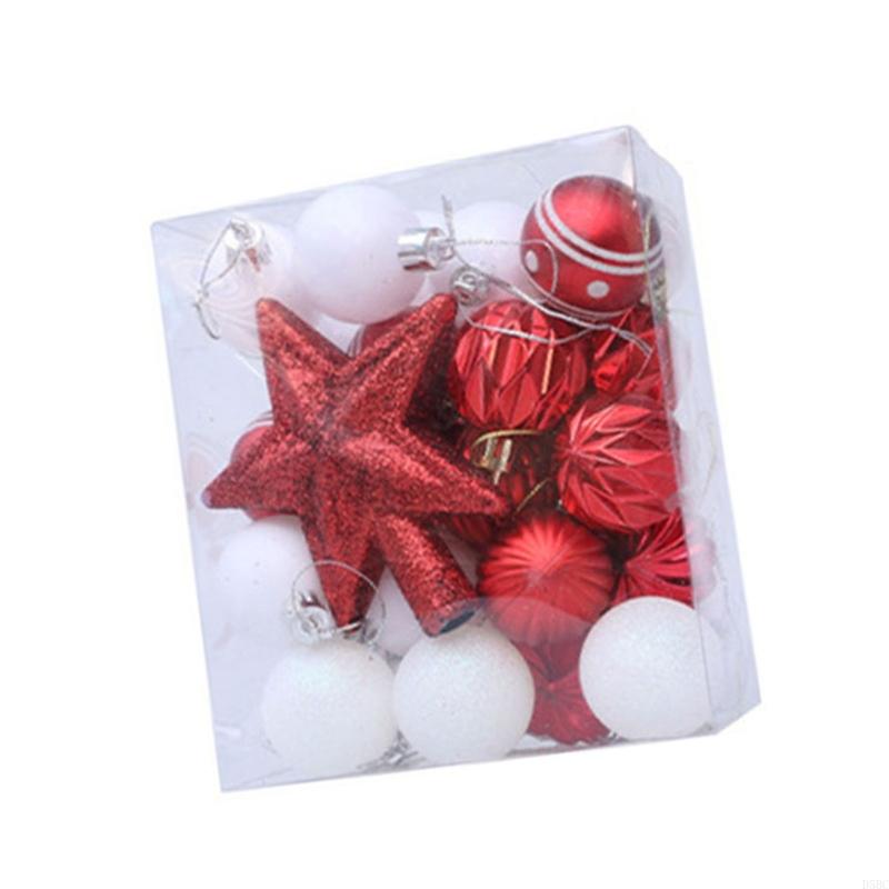31Pcs Christmas Baubles For Tree Wedding Winter Holiday Party Centerpieces Shatterproof Christmas Ball Hangings Ornament