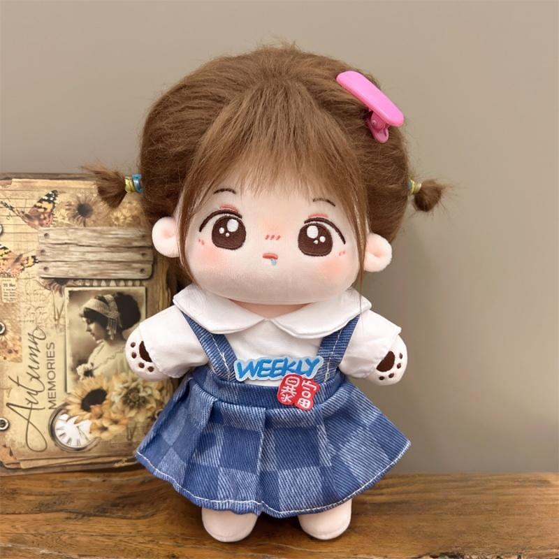 New 20cm Cute Plush Dolls Dresses Clothes Accessories Mini Doll Clothes Accessories