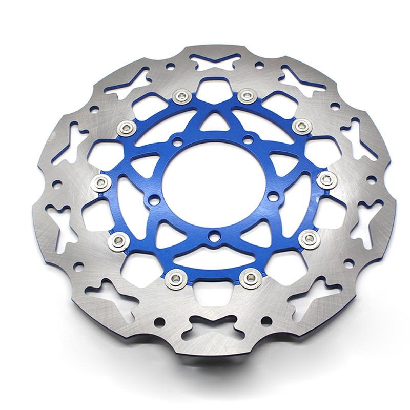 For Yamaha FZ16 FZ-16 CNC Motorcycle 300mm Front Brake Disc Rotor Accessories синий