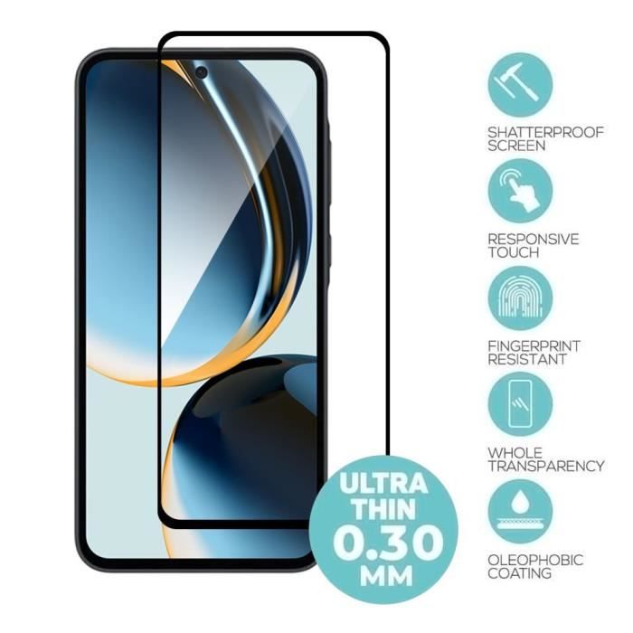 Verre Trempé - Samsung - Galaxy A36 - Pack de 2 - Résistant aux rayures - Protection intégrale