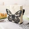 Hollow Butterfly Napkin Holder Restaurant Hotel Cafe Bar Table Decorative Iron Tissue Dispenser