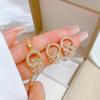Full of Zirconium Exquisite Wind Copper Micro-inlaid Earrings Necklace Set Combination