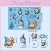 Christmas Window Clings Set With Pvc Vinyl Snowflakes Penguins And Santa For Holiday Decor