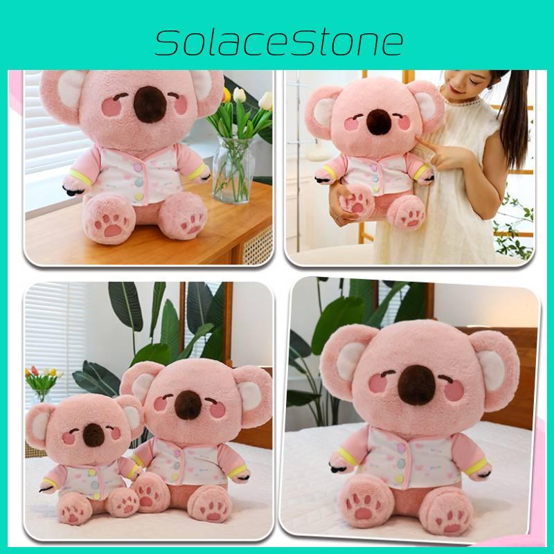 In Pink Koala Clothes Plush Toy Cartoon Stuffed Dolls Decoration Kids Gifts