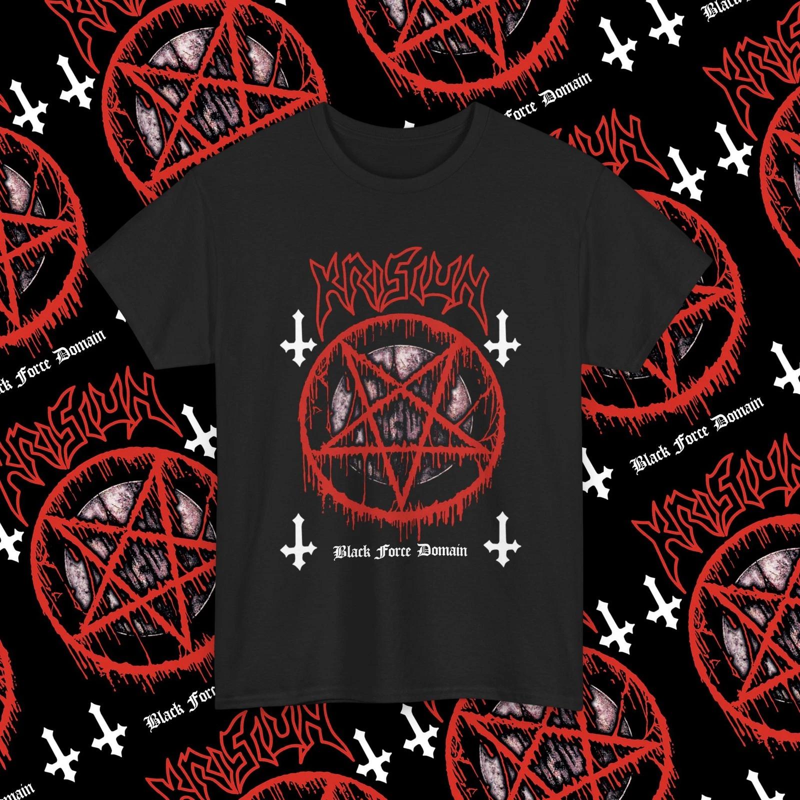 Krisiun “Black Force Domain” Death Metal Band Shirt, Brazilian Death Metal Shirt S