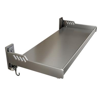 Wall Mount Kitchen Shelf Carbon Steel Punch Free Multifunctional Floating Shelf Hanging Spice Rack