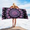1 Stück Mandala Strand-Mikrofaser-Schal blumige Rose leicht vielseitig ultimatives Sommeraccessoire exotischer Wandteppich Sarong Wickeltuch